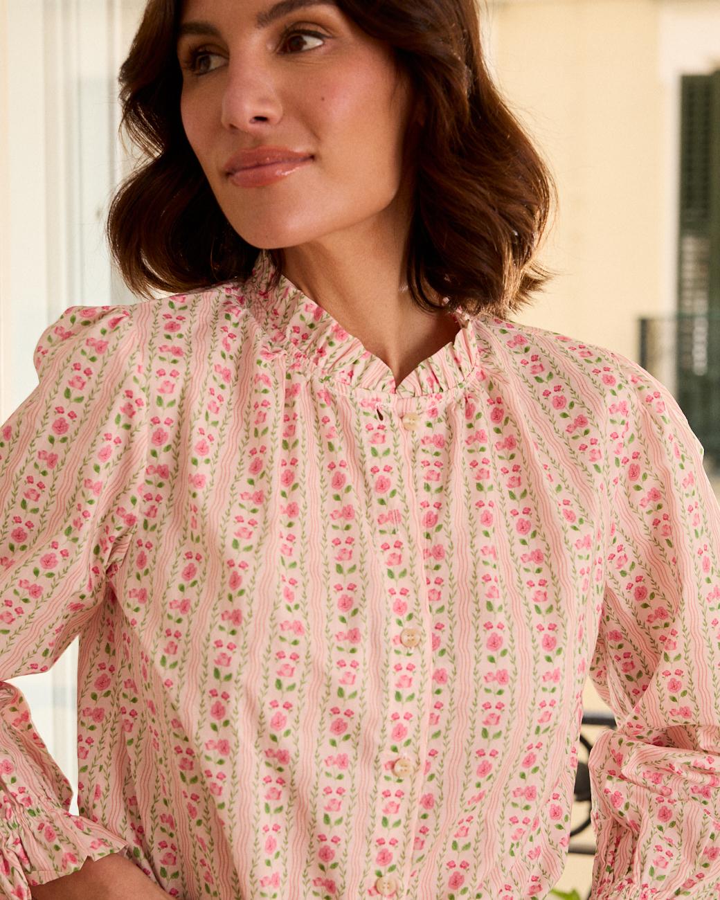 Chemise à fleurs Roberta