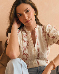 Blouse brodée Harper