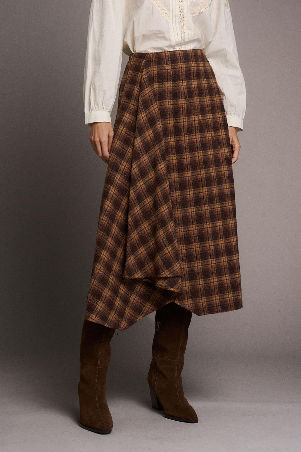Philippine Check print Skirt