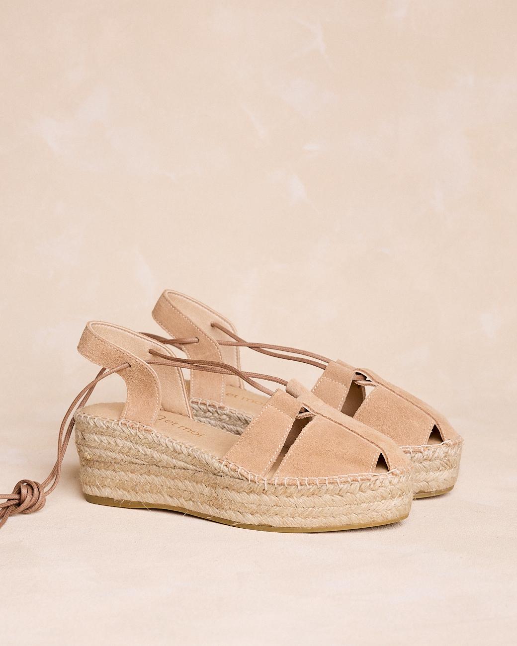 Espadrille en suède Aurora