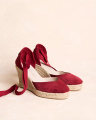 Espadrille grenat Ane