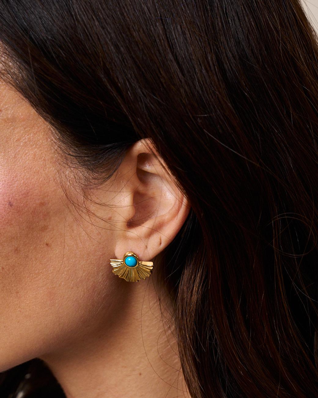 Pendientes Piedra Bleu