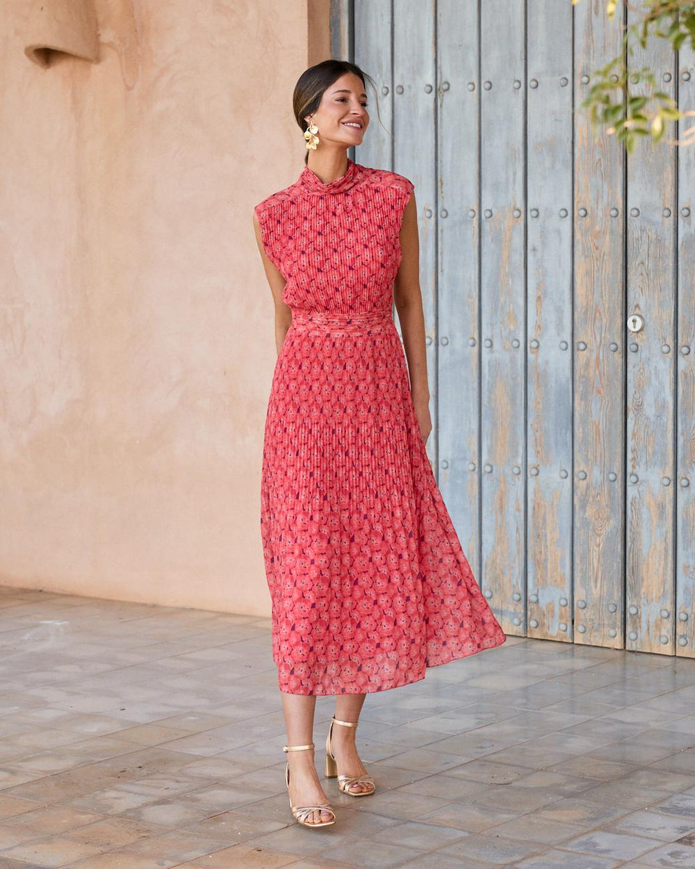 Vestido Flores Pertina