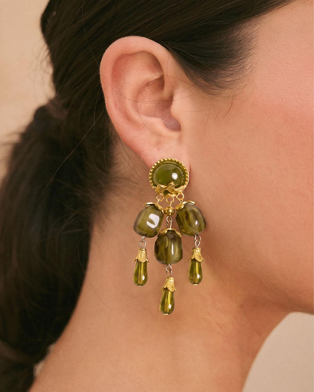 Pendientes Borla Salina