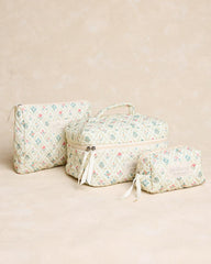 Trousse de toilette moyenne fleurs Lumira