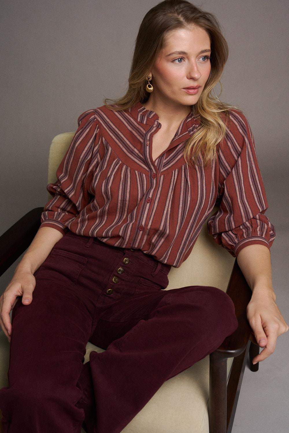 Chemise à rayures Juliette