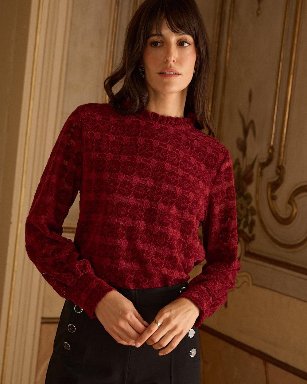 Allie Velvet Top