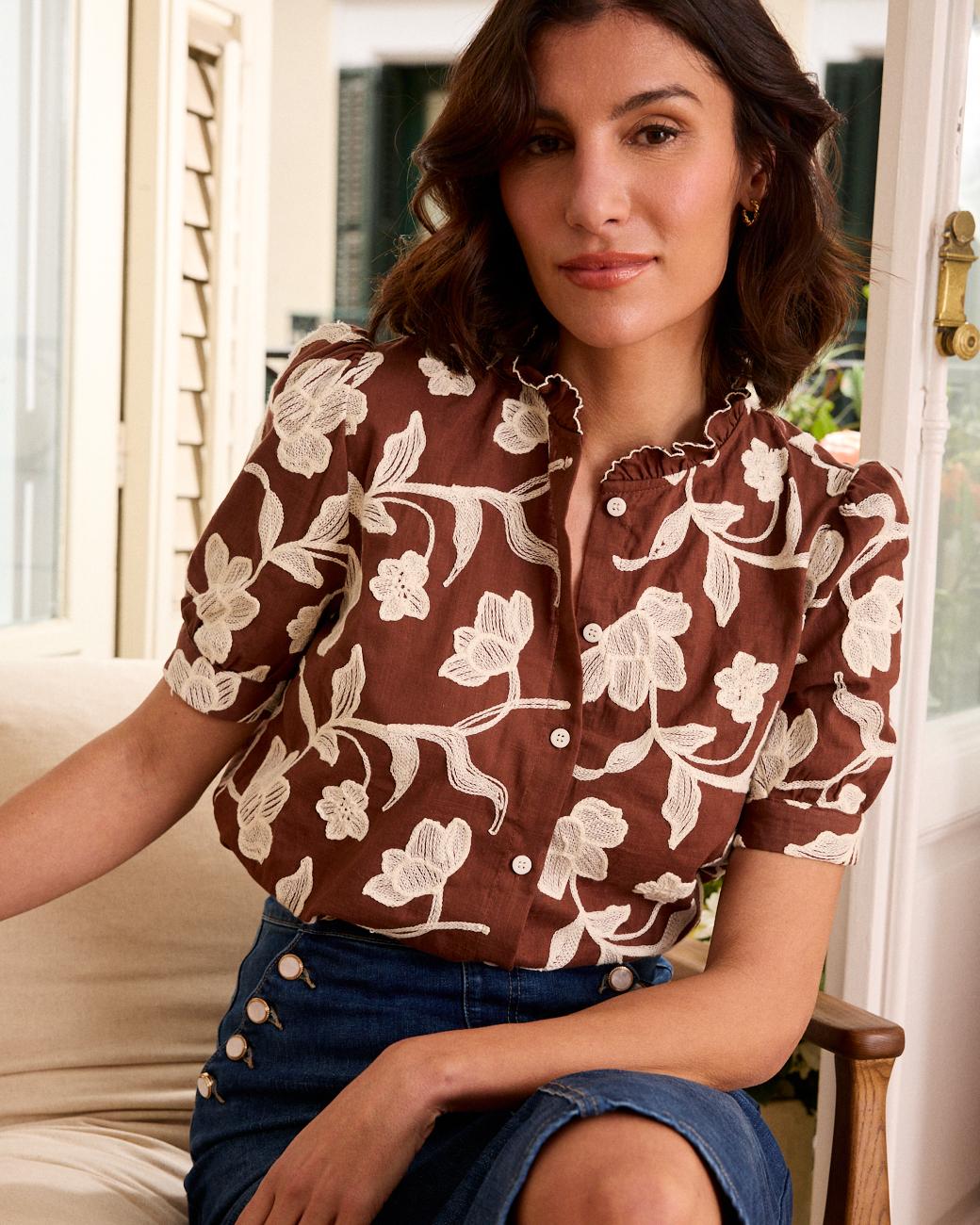 Blouse Brodée Merce