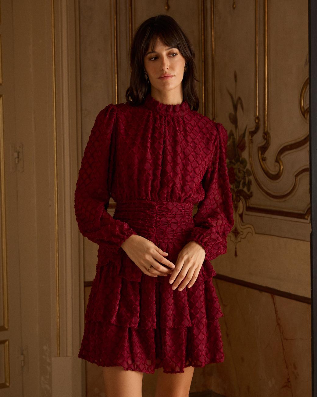 Vestido Corto Volantes Livia