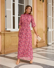 Nola Print Dress