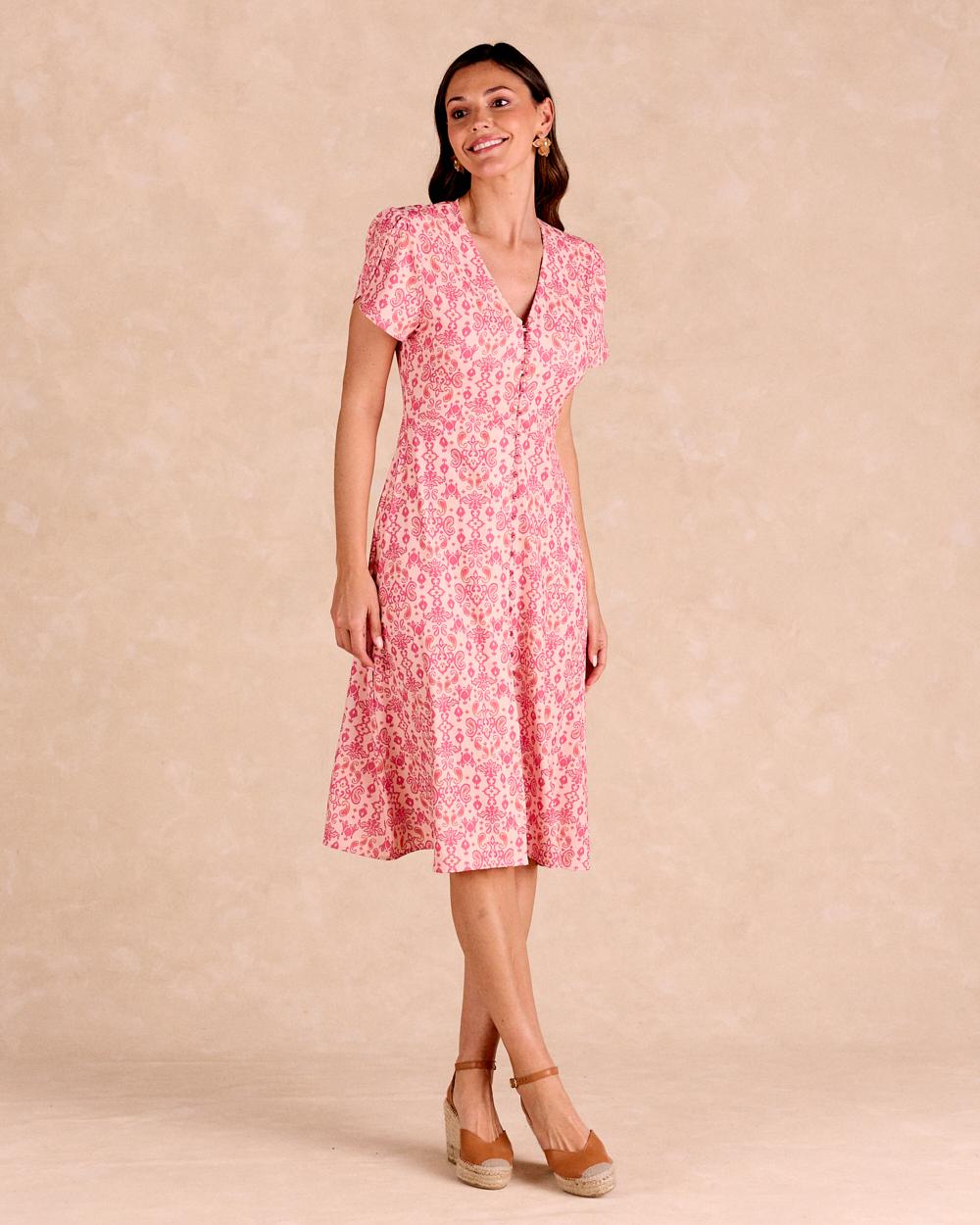 Robe à fleurs Damasco