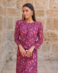 Vestido Hojas Dea