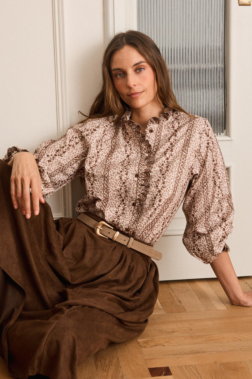 Camisa Flores Aveline