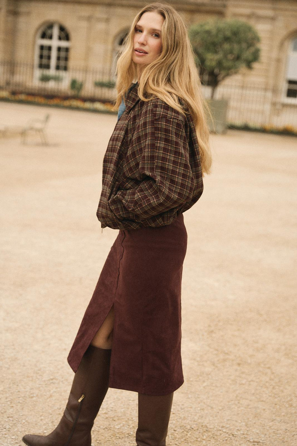 Mathilde Suede Skirt