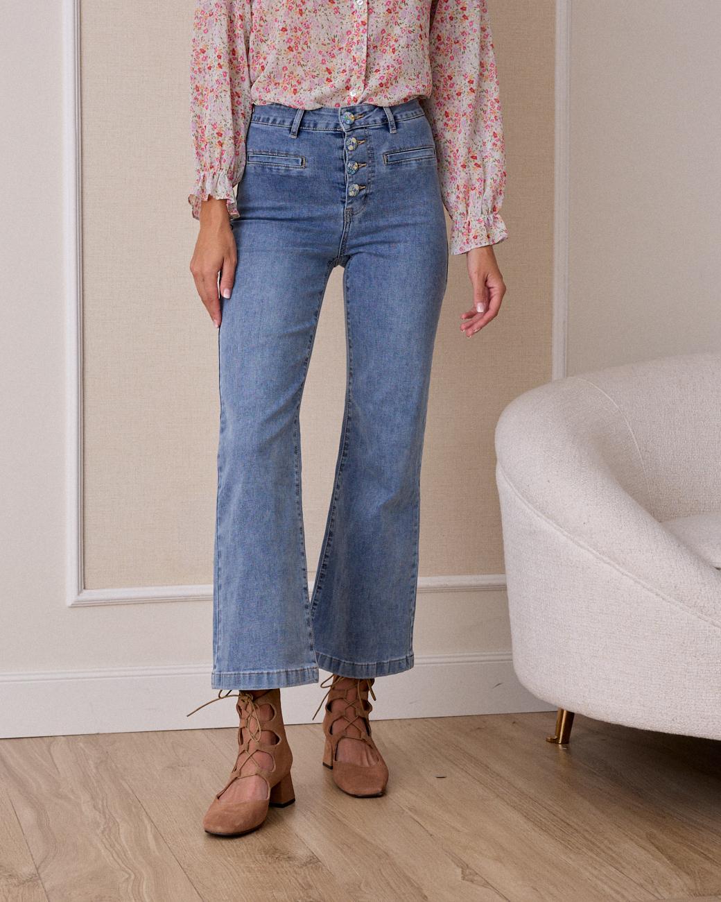 Pantalón Vaquero Botones Thea