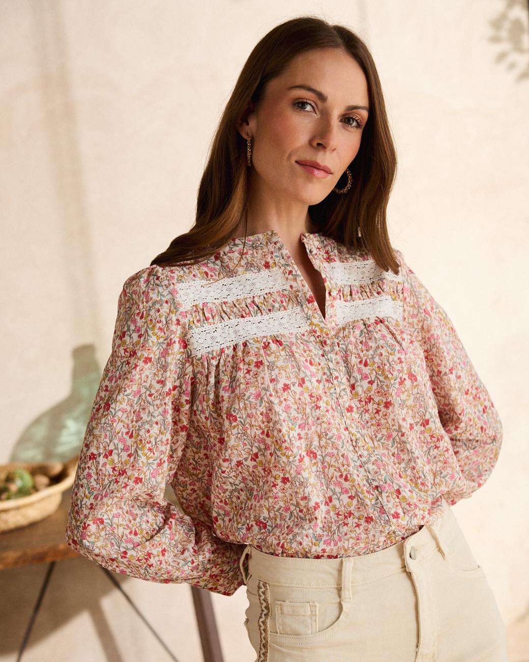 Blouse fleurie Pepa