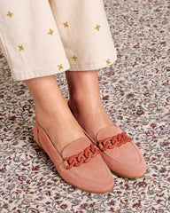 Mocassin en Cuir Velours Dalia