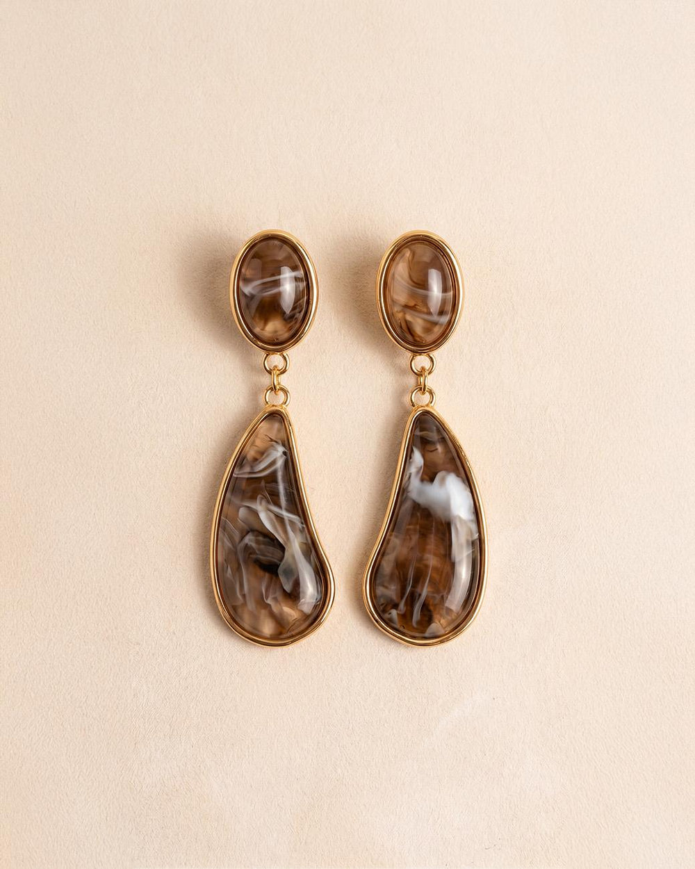 Boucles d'oreilles pierre Amaranto