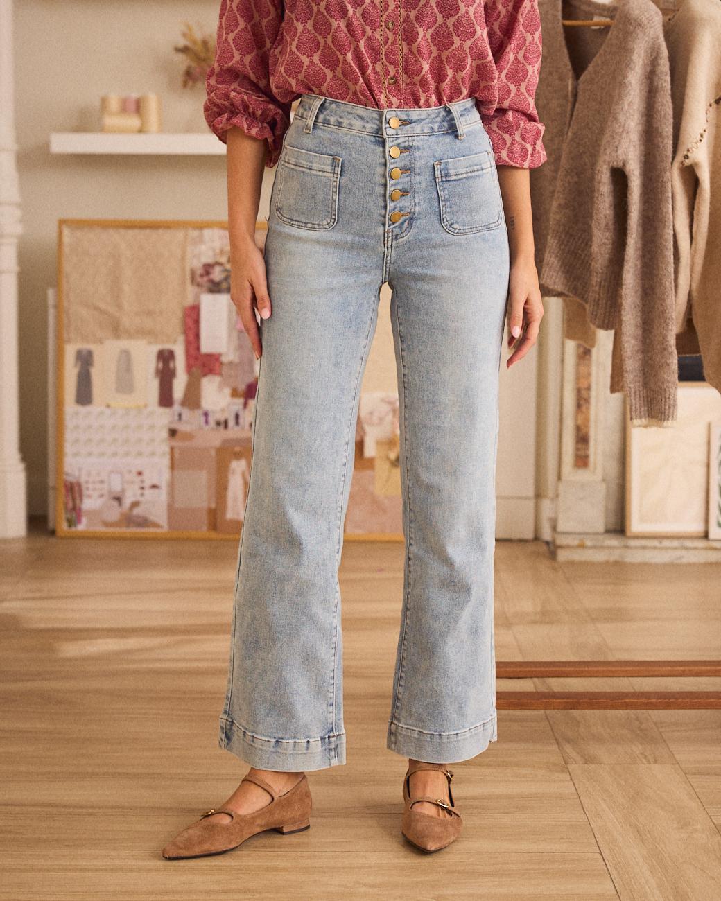 Pantalon en denim Paule