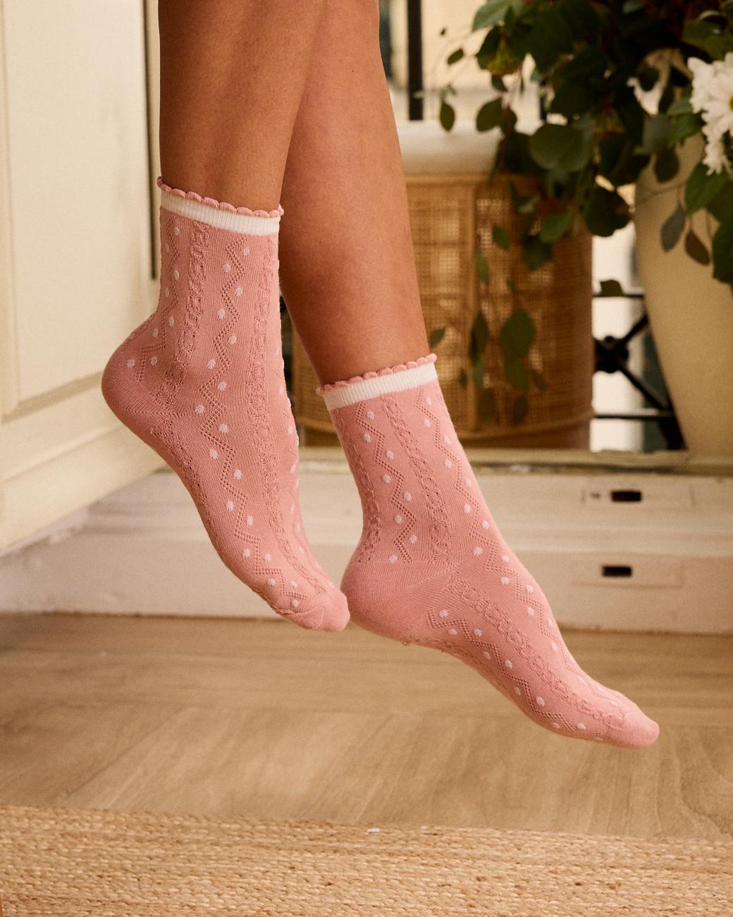 Chaussettes à fleurs Rusilda
