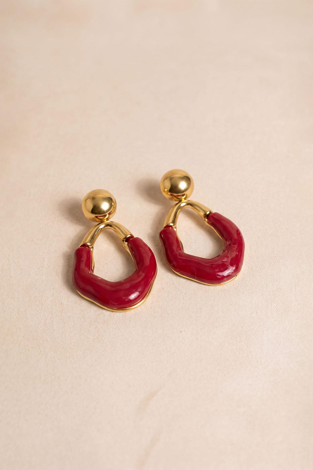 Boucles d'oreilles créoles ovales Salomé