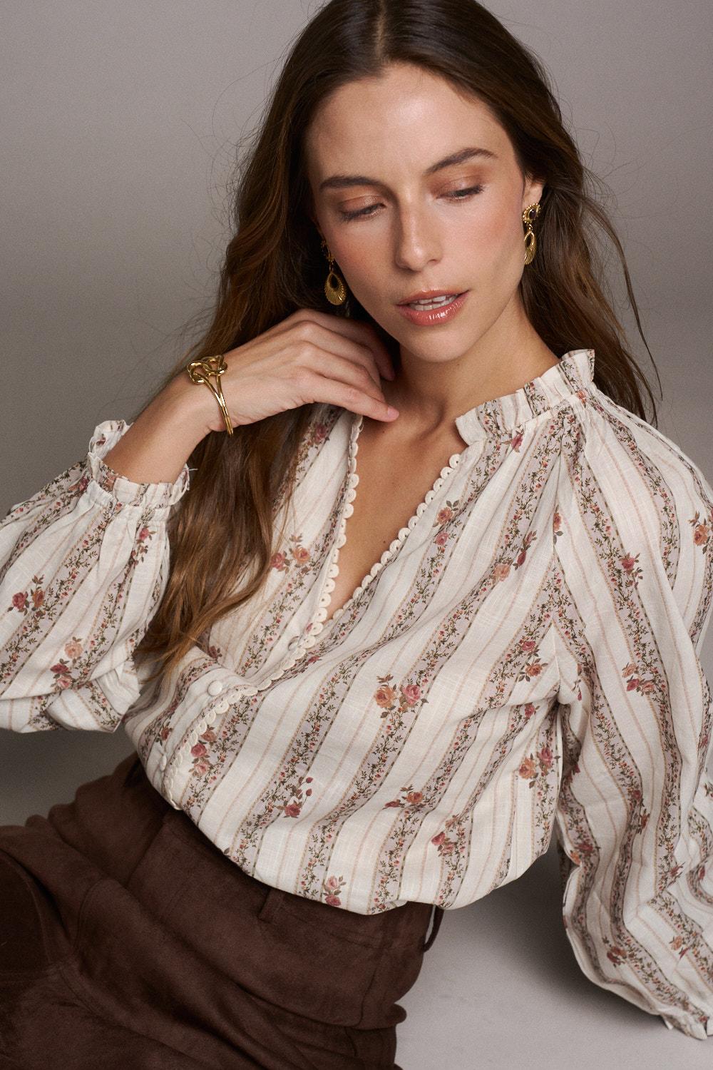 Blusa Estampado Floral Clementina