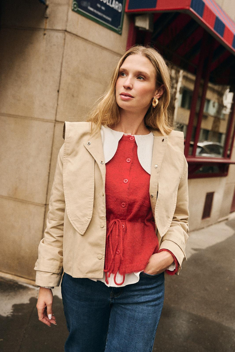 Gilet à ruban Lison