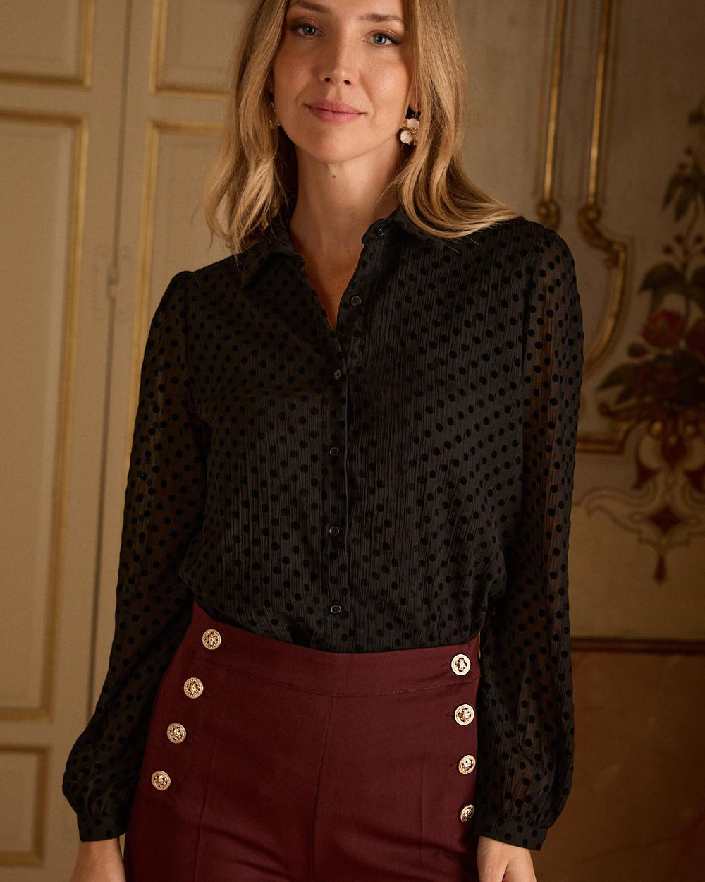 Meli Polka Dot Shirt
