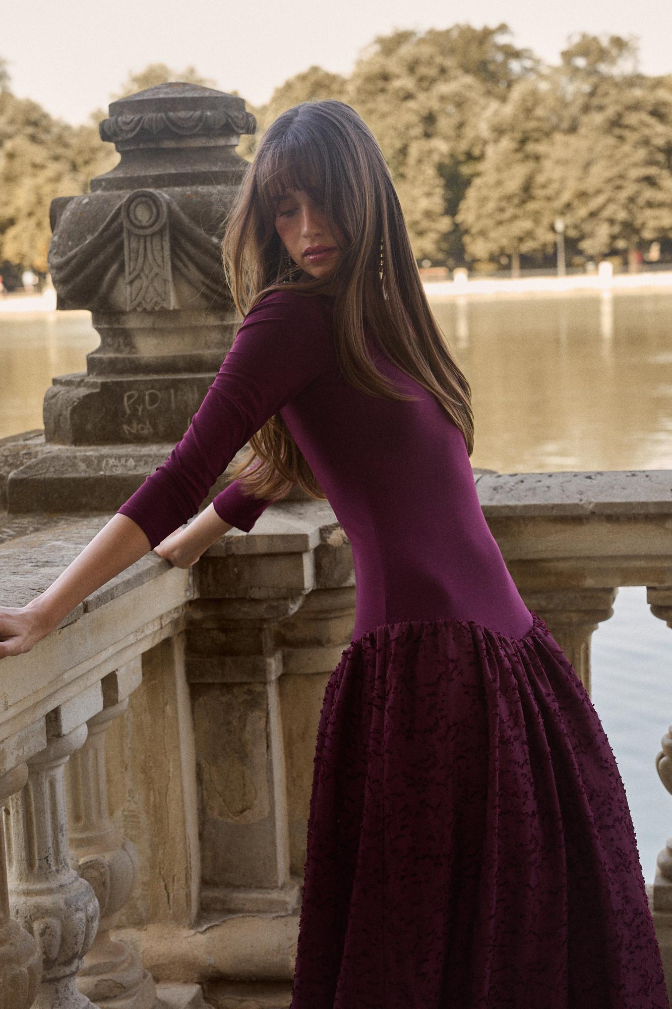 Vestido Invitada Grana