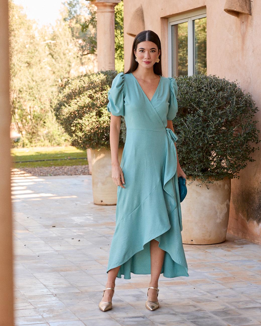 Robe à manches Leane