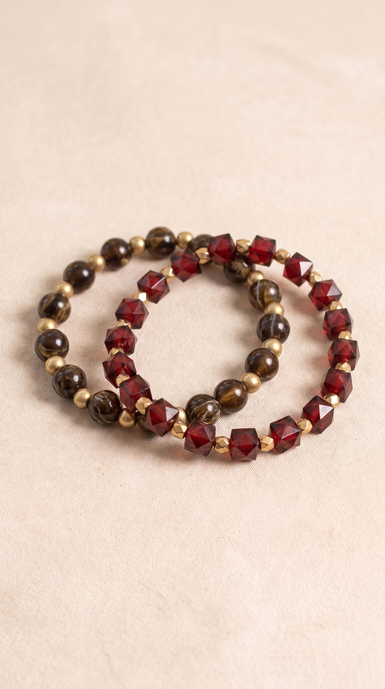 Pulseras Piedras Salmah