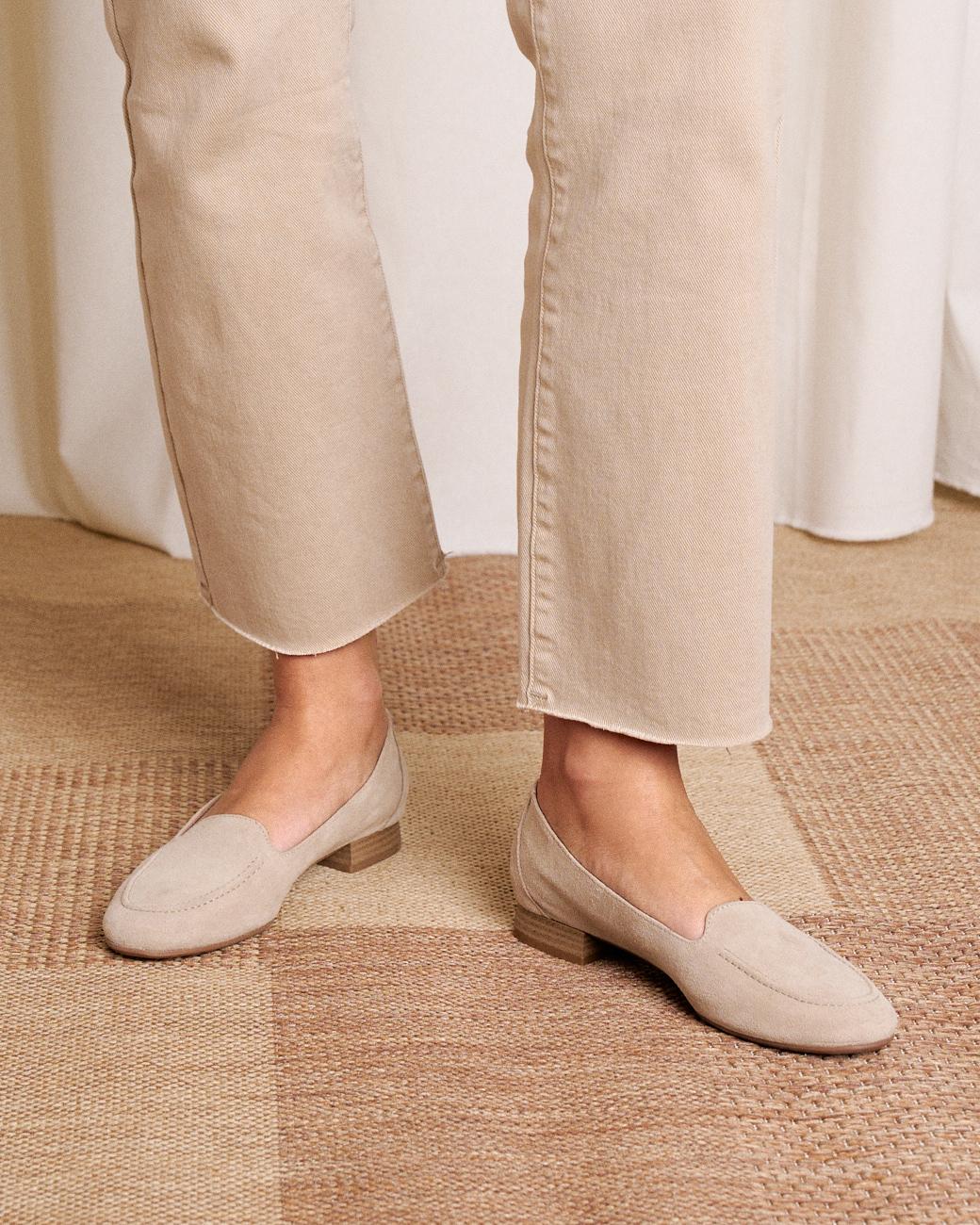 Mocassin en Cuir Velours Lumi