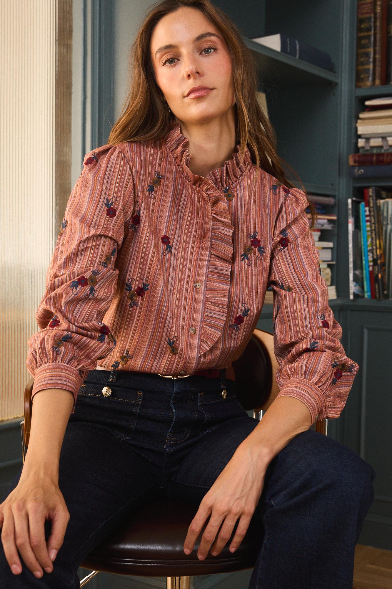 Chemise rayée Nayeli