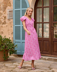 Bari Raspberry Dress