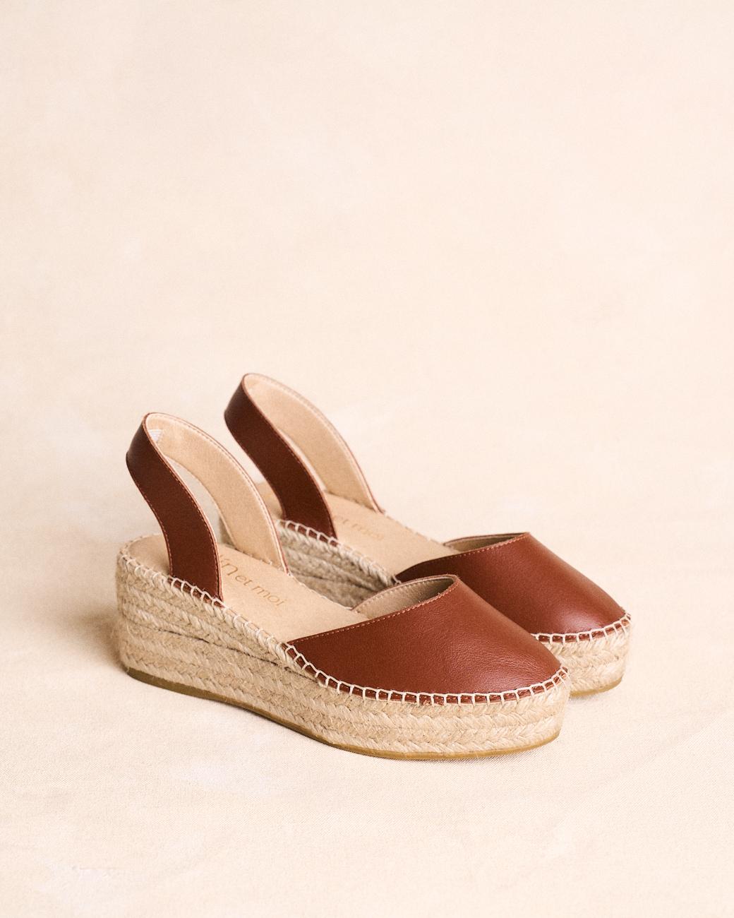 Espadrille compensée Minerva