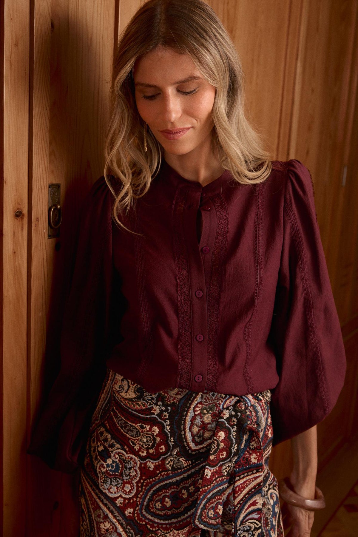 Maritza Ruffled Blouse