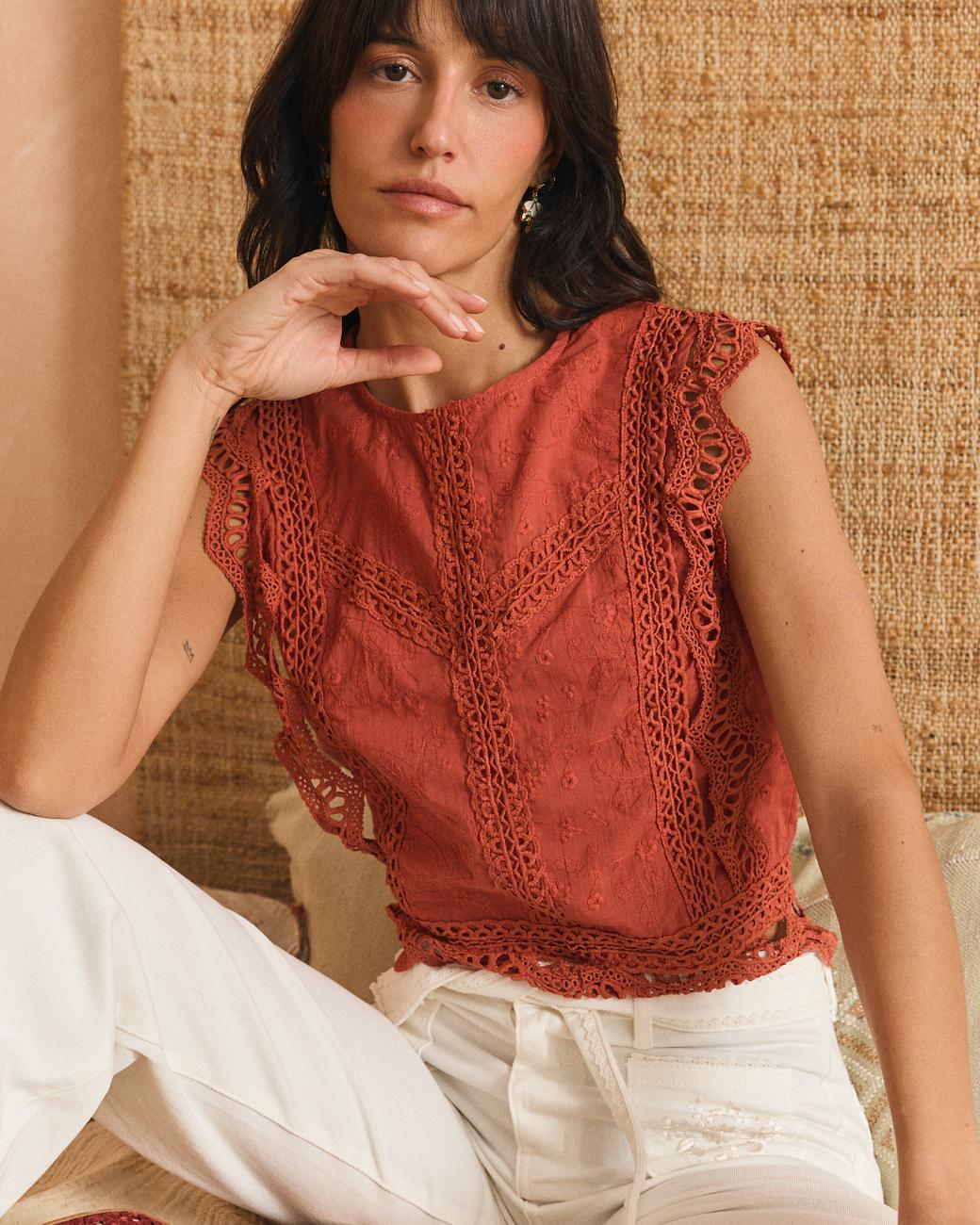 Blouse en maille Tana
