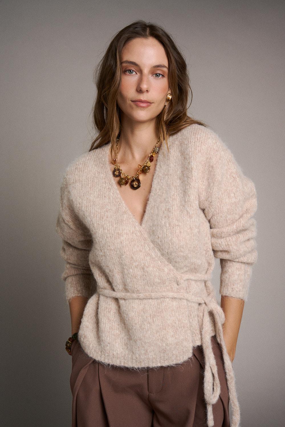 Maëlys Wrap Cardigan