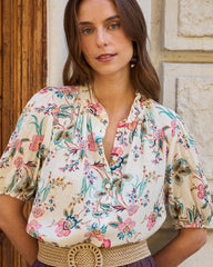 Camisa Flores Tunia