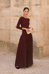 Robe Invitée Grenat