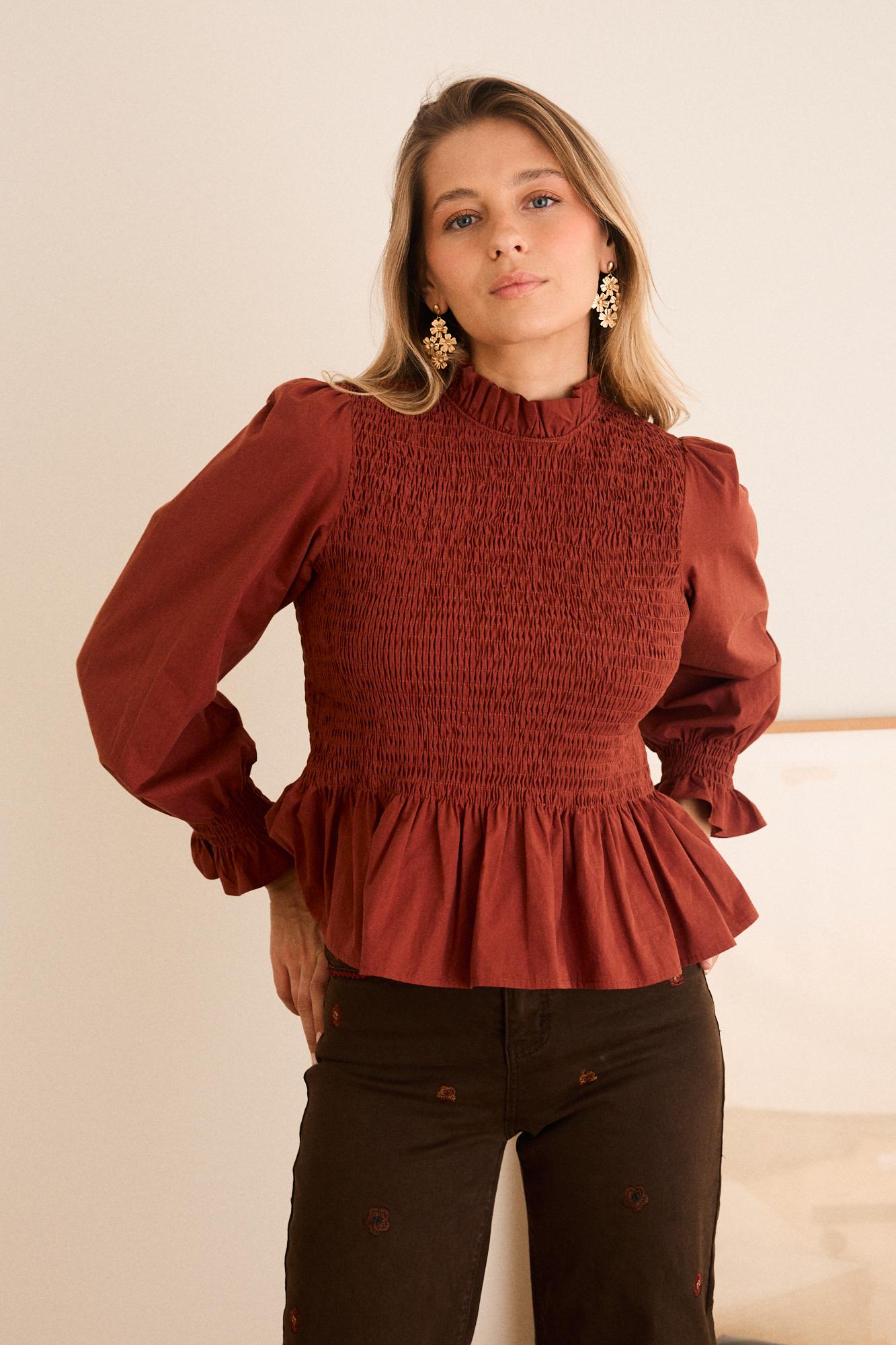 Blusa Nido Abeja Rufina