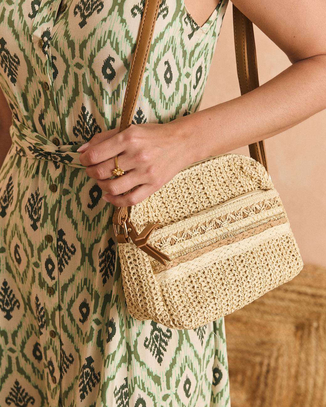Bolso Rafia Clara