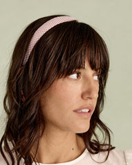 Pink Vichy Headband