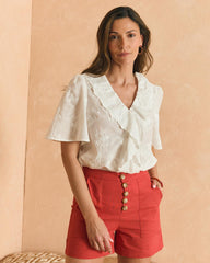 Blouse à volants Pati