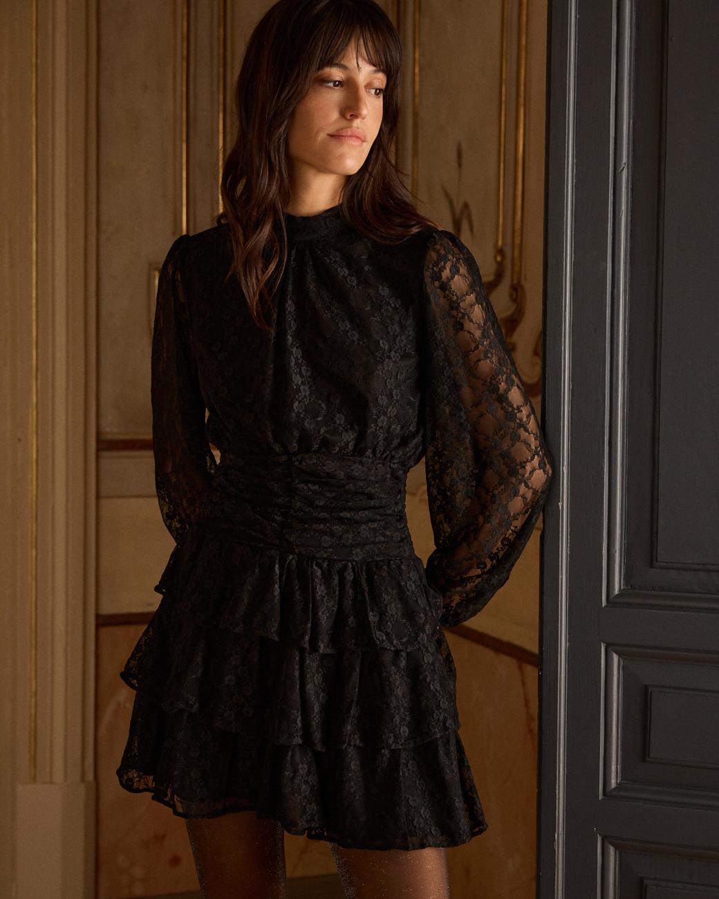 Vestido Corto Volantes Livia