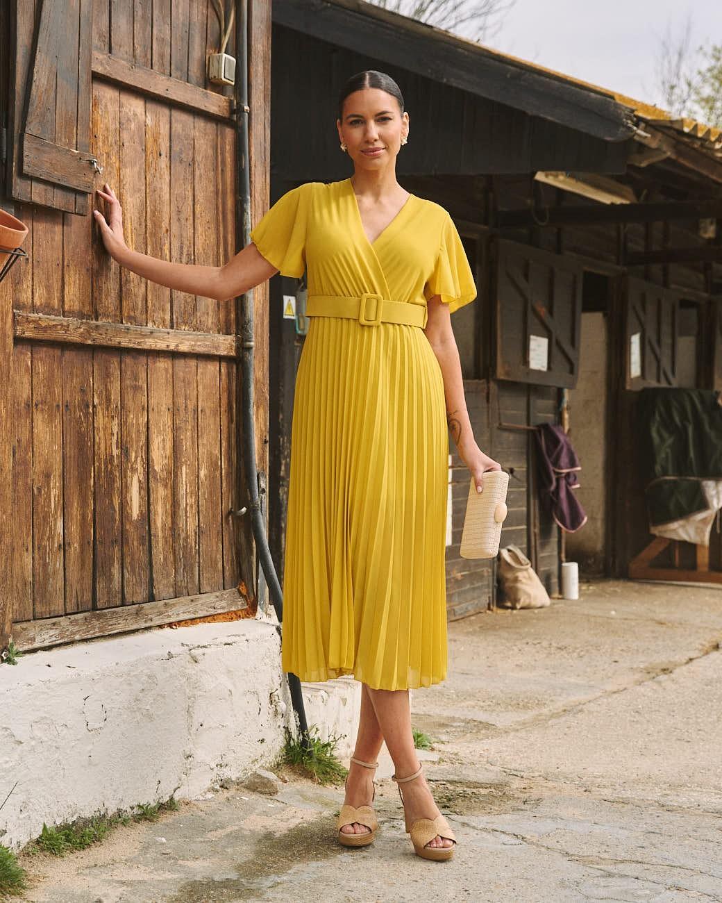 Vestido Plisado Elodi