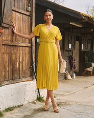 Robe plissée Elodi