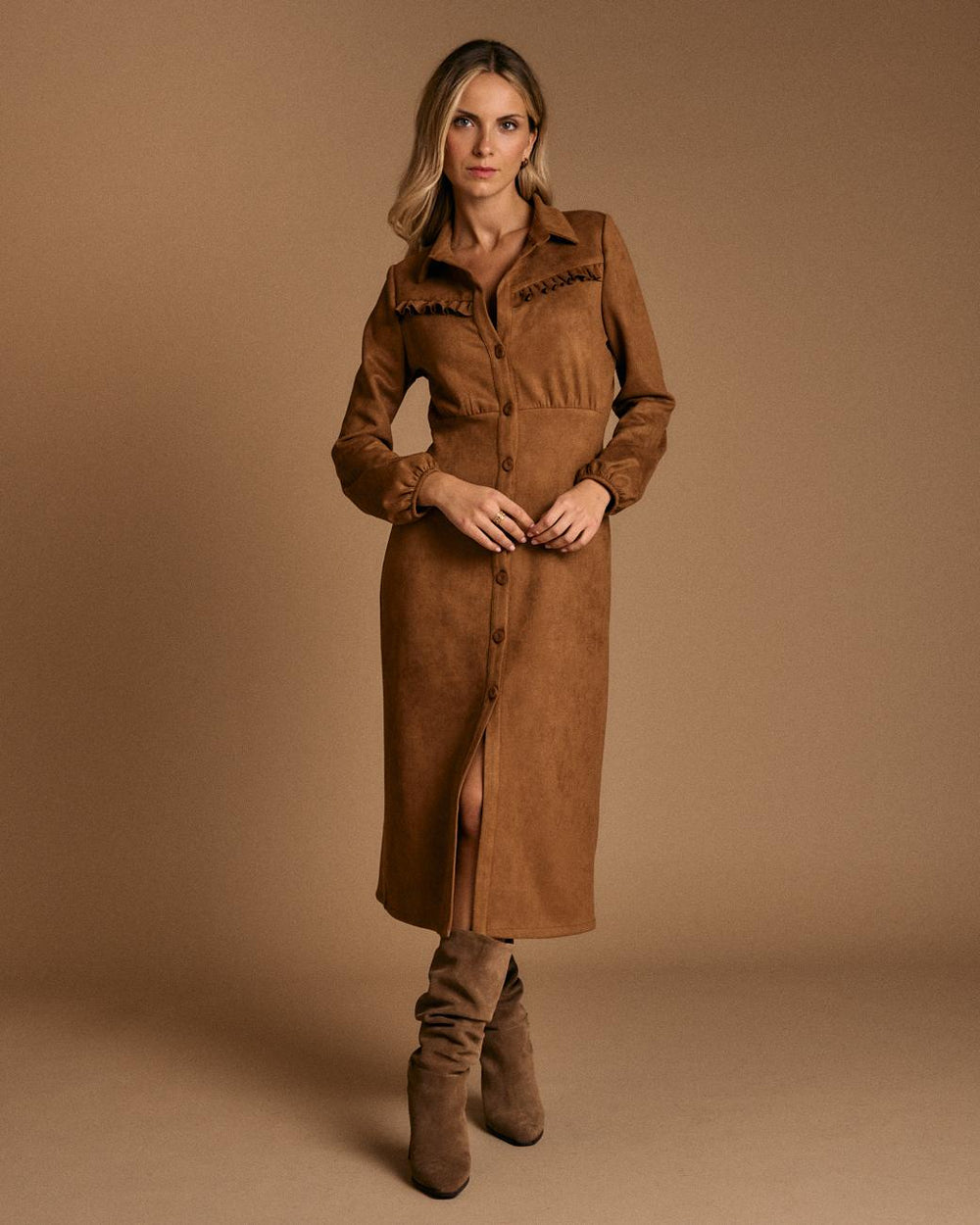 Robe à volants Caroli