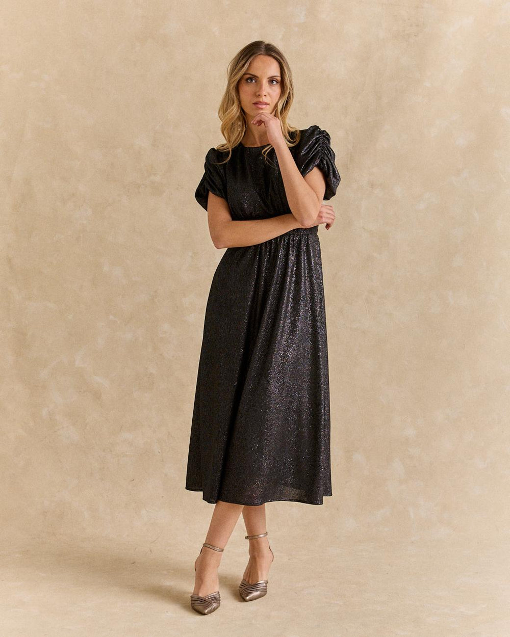 Vestido Lurex Minga