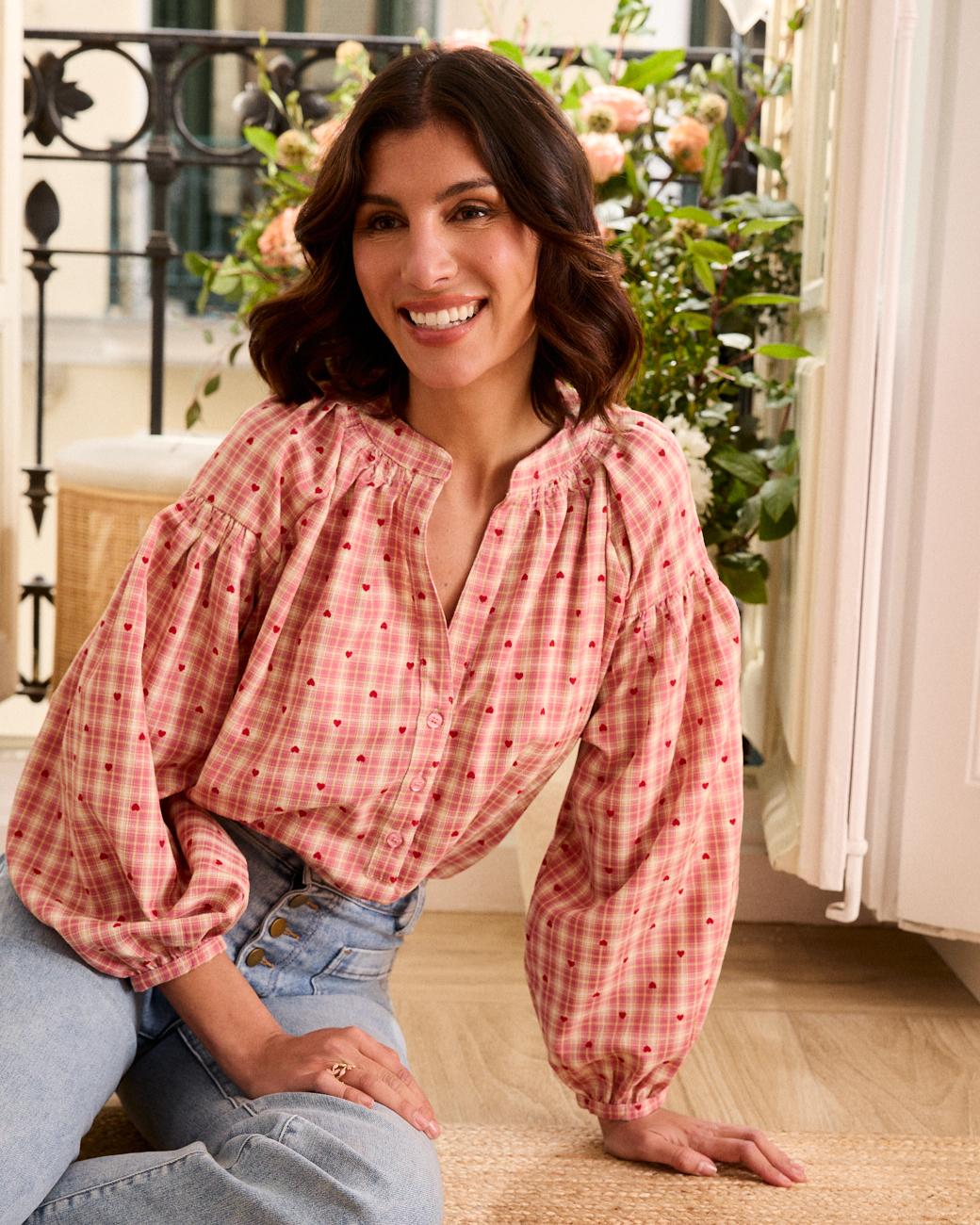 Blouse à cœurs Pilu